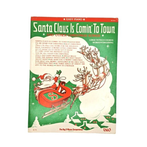Vintage Christmas Sheet Music Collection Twelve Days Frosty The Snowman & Jubile - Picture 8 of 9